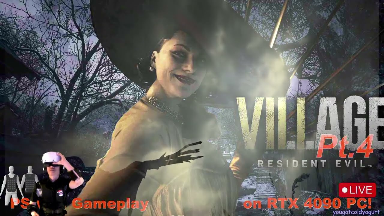 Pt.4 RESIDENT EVIL VII.I.AGE PC PS VR2 Live VR Gameplay!