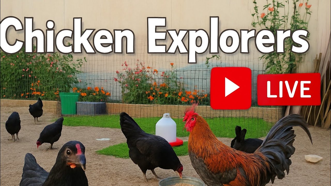 Daily Dose of Happy: My Chickens & Rabbit Live! 😊