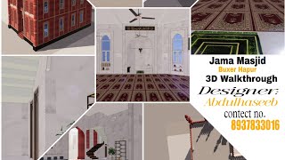 Jama Masjid Baksar Hapur Modern 3D Mosque Architecture Design By Archify