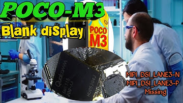 POCO-M3 Blank Display problem solution|| Poco M3 display no Graphics||Poco M3 Blue display probleme