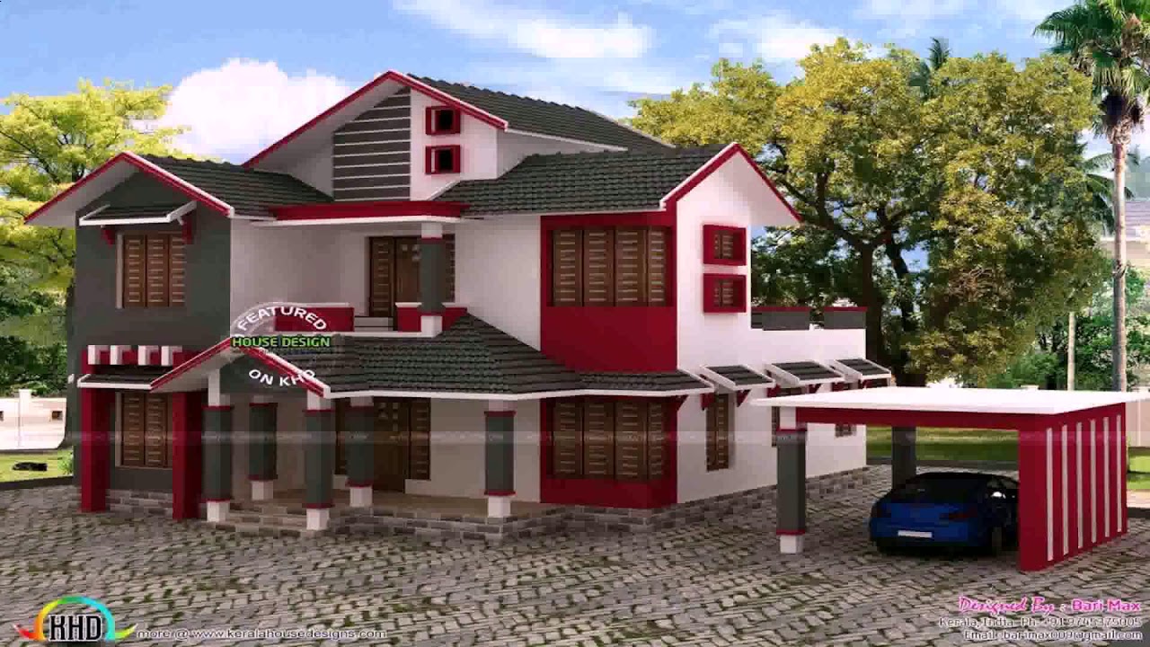 Roof Boundary Wall Design In India Youtube Cool house front design indian style brick wall designs entrance. youtube