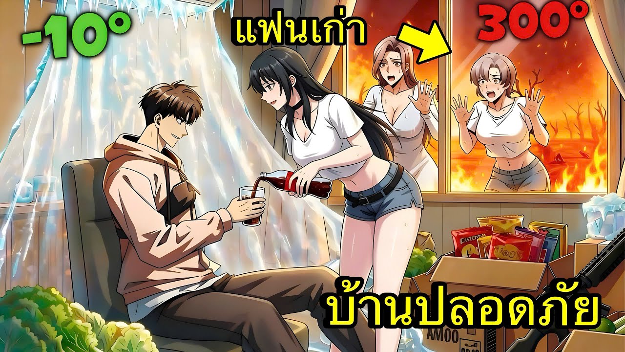 เขาสร้างป้อมปราการอาหารไม่จำกัดเพื่อเอาชีวิตรอดจากหายนะสุริยะ! - อ่านมังงะ