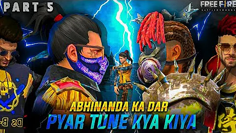 PYAR TUNE KYA KIYA ❤️ PART 5 || ABHINANDA IS BACK || FF BEST EMOTIONAL SHORT FILM || RISHI GAMING