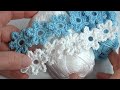 Magic Crochet Flower Lace/How to Crochet Beautiful Ribbon/DIY Perfect Gift For Crocheters
