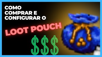 TIBIA/RUBINOT - Como COMPRAR e CONFIGURAR  o LOOT POUCH