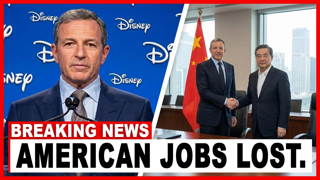 Disney CEO CAUGHT Moving American Jobs To China In Secret Expansion Plan!