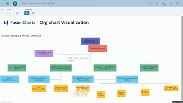 SAP Analytics Cloud Org Charts Custom Widget with FusionCharts