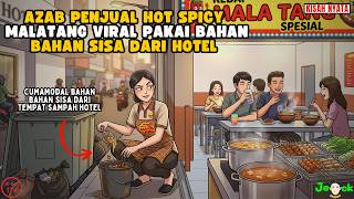 AZAB PENJUAL HOT SPICY MALATANG VIRAL PAKAI BAHAN BAHAN SISA DARI HOTEL || ANIMASI AZAB