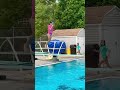 First time on diving board!!