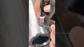 Cold welding machine capacitor discharge instantaneous pushed TIG welding #welding #tigwelding #diy