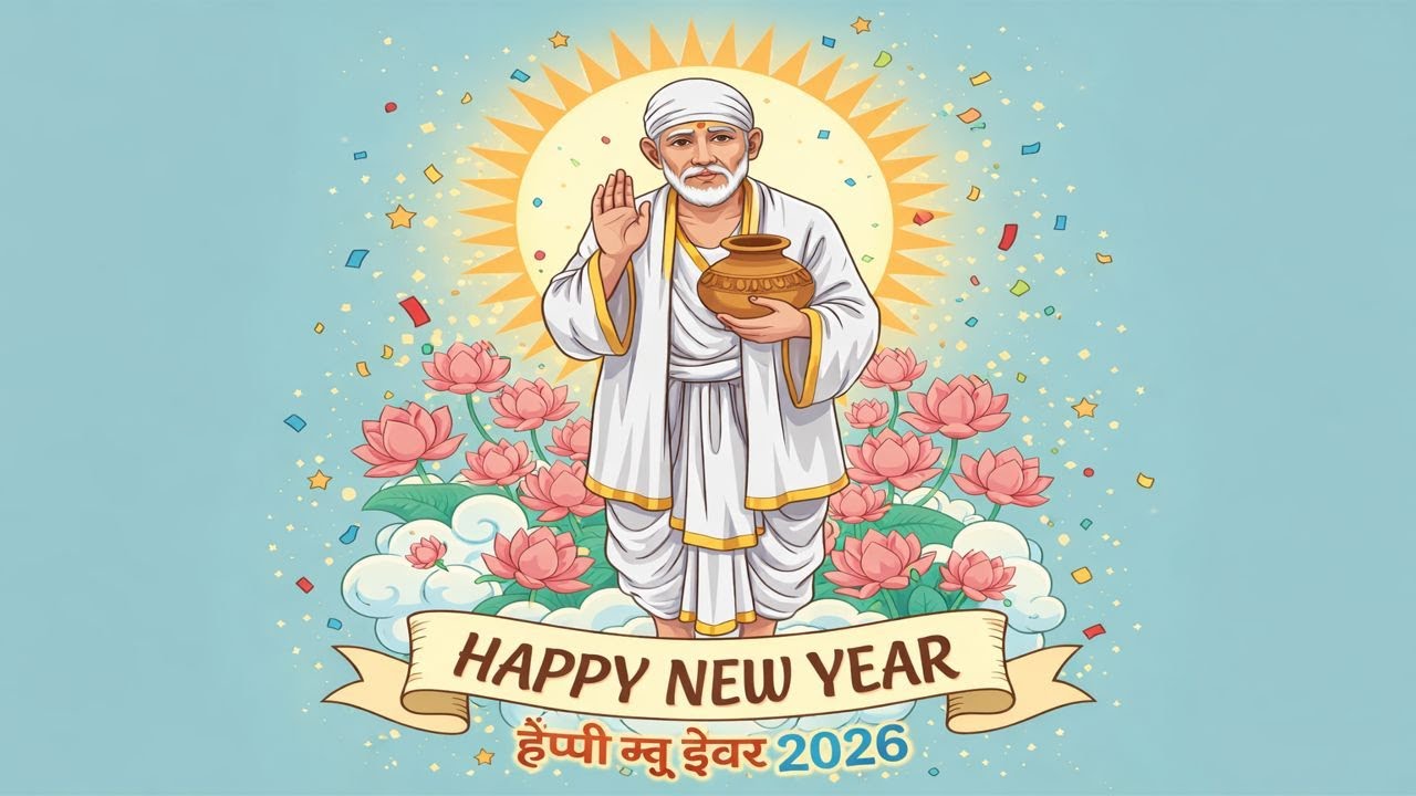Sai baba New Year Wishes H