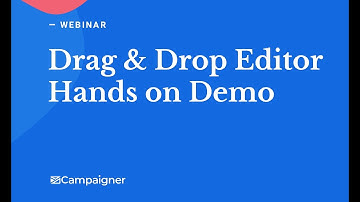 Webinar:  Hands on With Campaigner