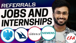 Referrals - Off Campus Jobs & Internships | Barclays, Cadence, Credit Suisse, Siemens, Motorola screenshot 3