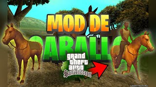 MOD DE CABALLO PARA GTA SAN ANDREAS ANDROID (NUEVA VERSIÓN) |  [GTA SA AN] •New Horse mod android•