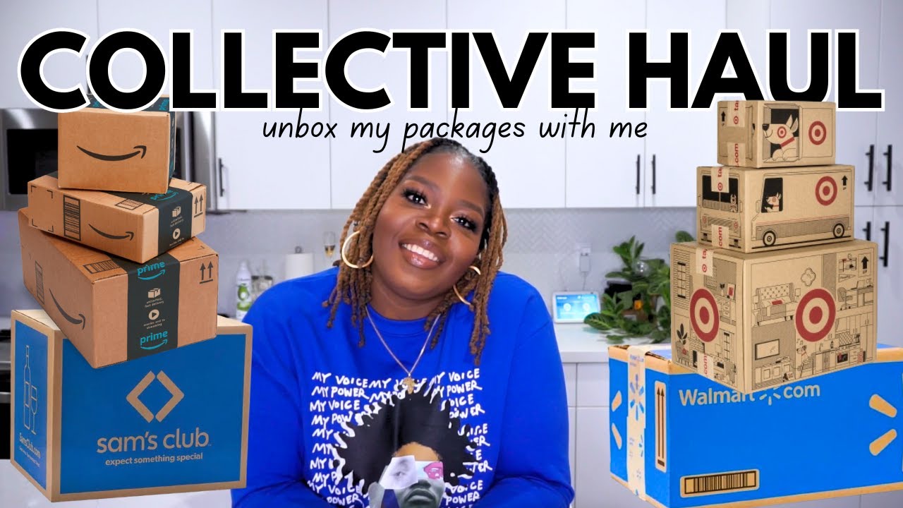 Collective Haul | Unbox my packages with me! Target, Walmart, Sam's Club, Amazon Haul and more!