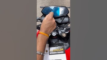 Pulsar n250 Meter screen guard kaise lagaye?? #shorts #viral