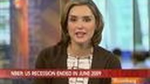 NBER Says U.S. Economic Recession Ended in June 2009: Video