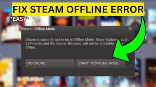 How To Fix Steam is Currently in Offline Mode(EASY)