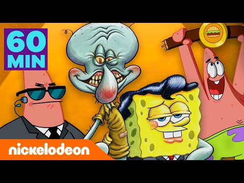 Bob l'éponge | 1 heure de rigolade avec les NOUVEAUX épisodes de Bob l'éponge ! | Nickelodeon France