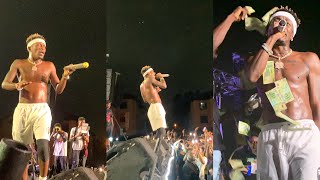 Enokay spread GH50K on Shatta wale as he perform in heavy rains at the Pent hall week Invasion🔥 screenshot 5