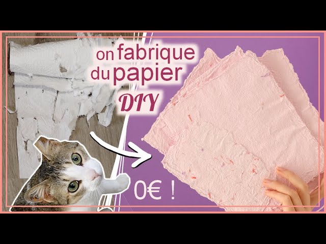 DIY : comment faire du papier recyclé à la maison - Pozette