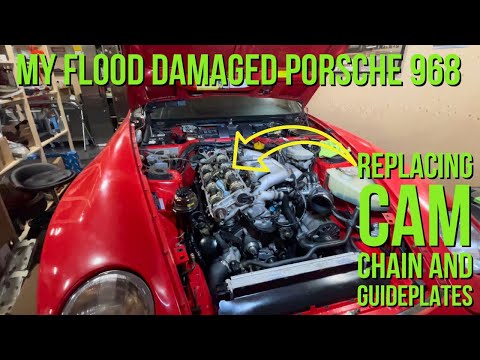 Restoring a Flood Damaged Porsche 968: Belt Service – Part 2 #variocam #guideplates