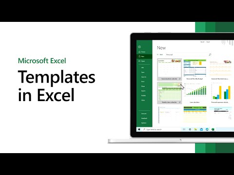 How to use templates in Microsoft Excel