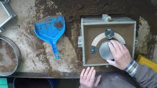 Casting a Piston for a 1910 Brush Car. Part 3a making the sand mould.