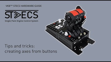 STECS Standard - Program switches, encoders and buttons as axes