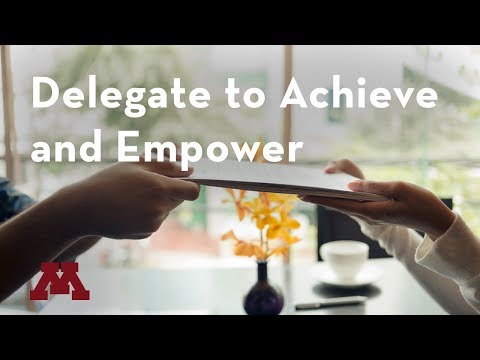 Video: Hvorfor veiledere er motvillige til å delegere?