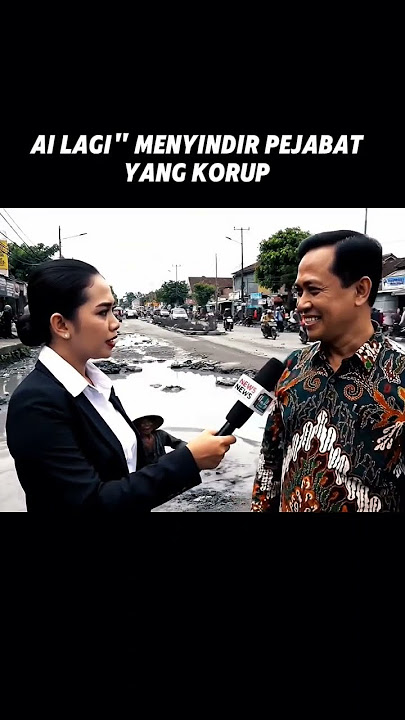 Ai nyindir pejabat yang korup‼️ #videolucu#ai