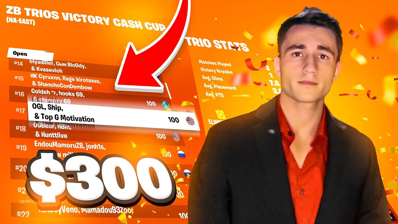 How I WON $300 In ZB Trios Victory Cash Cup FINALS 💰