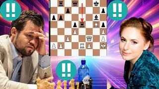 Justifiable chess game | Judit Polgar vs Magnus Carlsen