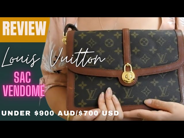 RARE BAG* Vintage Louis Vuitton Sac Vendome Bag Review