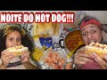 Fazendo cachorro quente em casa  noite do hot dog casal de favela na cozinha