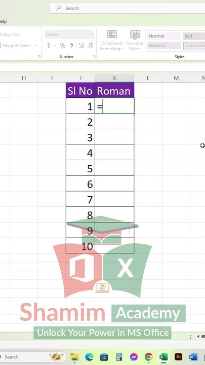 how-to-convert-a-number-into-roman-numerals-in-excel-youtube