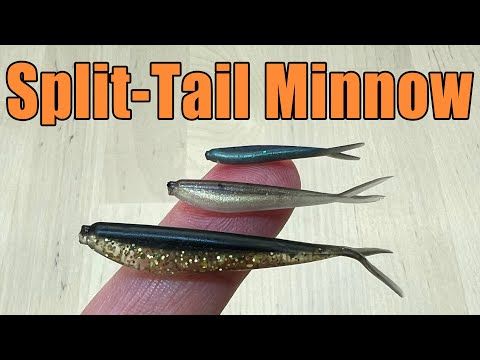 Black Minnow - Split-Tail Minnow – Moondog Bait Co