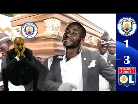 Coffin Dance Meme / Manchester City 1-3 Lyon [UEFA Champions League 2019-20] [Sterling Miss Version]