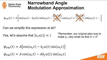 2 - 4.6 Narrowband FM Approximation