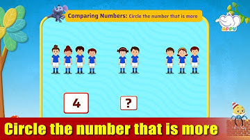 K1 - Module 8 - Exercise 3 Circle the number that is more | Appu Series | Kindergarten Math Learning