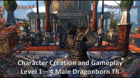 Neverwinter 2018 Character Creation & Gameplay Levels 1-4 (Dragonborn Trickster Rouge) PC