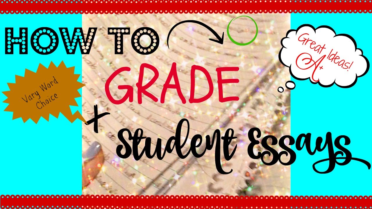 how to grade essays quickly