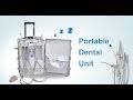 How to use the portable dental unit?