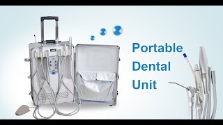 How to use the portable dental unit?