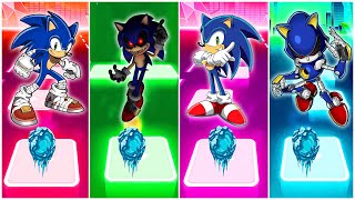 Sonic Boom 🆚 Sonic Exe 🆚 Sonic X 🆚 Metal Sonic 🎶TILES HOP🎶