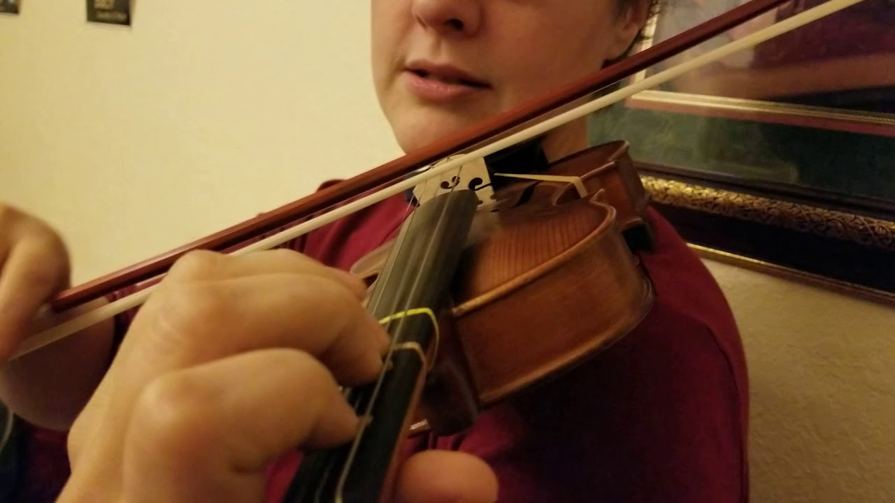 Joy to the World violin, cues for tricky notes at the end YouTube