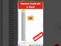 Remove Duplicate in Excel in 1 Click ✅