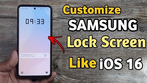 Customize Samsung Lock Screen Like iOS 16 | A50 A50S A51 A52 A52S A71 A31 F62 M52 A53 A33 A31 M31