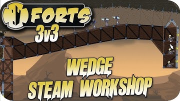 Forts Multiplayer 3v3 Gameplay Wedge Map, No Escape Forts Workshop