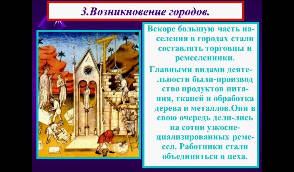 История возникновения городов европы проект Возникновение средневековых городов - YouTube